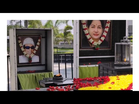 MGR & Jayalalitha Samadhi | Marina Beach Chennai | Anna Samadhi