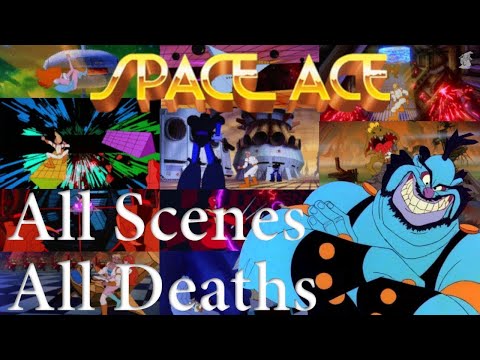 SPACE ACE: All Scenes / All Deaths