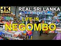 4K Silent Walk Through NEGOMBO: Exploring Life and Culture in Sri Lanka. REAL SRI LANKA