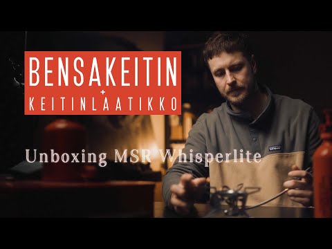 Hiihtovaellusvarusteet - BENSAKEITIN ja KEITINLAATIKKO - MSR Whisperlite unboxing