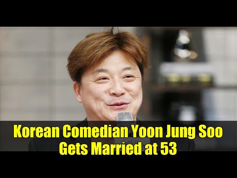Korean Comedian Yoon Jung Soo Gets Married at 53