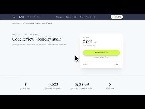 Watch the PACT 5-minute demo on YouTube