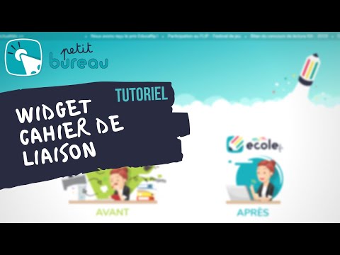 Tuto monecole - 11 - Widget cahier de liaison