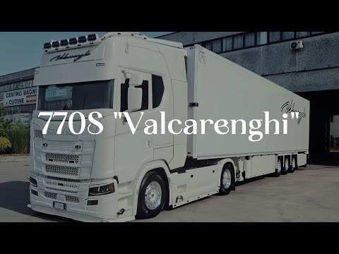 Scania 770S V8 Power "Team Valcarenghi" Dylan Total White