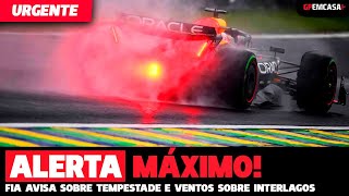 🚨URGENTE: FIA EMITE ALERTA MÁXIMO NÍVEL 4 E TEMPESTADE ATINGIRÁ INTERLAGOS | FÓRMULA 1 | GP EM CASA+