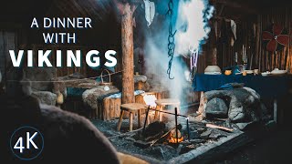 A Dinner with Vikings | Loftor Viking Museum | Episode 10 | 4K | Norway
