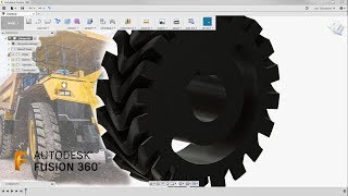 Fusion 360 Absolute Beginner - How To Model Tire Tread - Last Nights Facebook Livestream