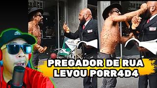 FALANDO A BIBLIA NAS RUAS, PASTOR FOI INTERROMPIDO  E IMAGENS CHOCAM TODOS NA INTERNET