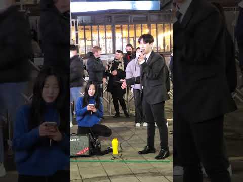 20230131 Tue. HyoJin#김효진&YuKagawa#유카가와 Hongdae Busking 홍대 버스킹 SnowHorse#눈말 215708