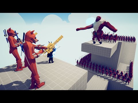 100x Wizard vs ALL Unit Mod - Totally Accurate Battle Simulator TABS MOD