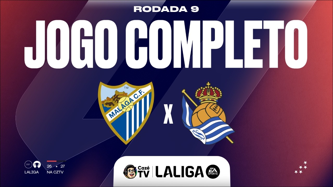 JOGO COMPLETO: MÁLAGA X REAL SOCIEDAD | LALIGA 26/27 | 9ª RODADA