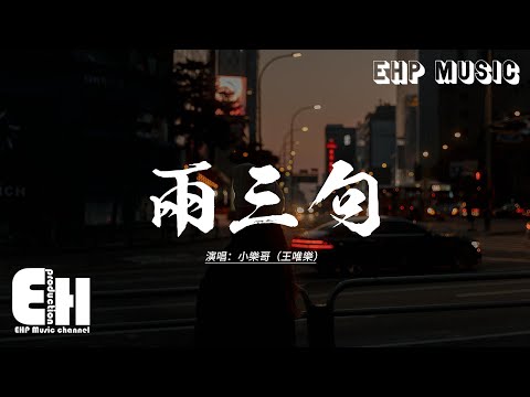 小樂哥（王唯樂） - 兩三句『趁著燈火不算清晰 月明星稀 談兩三句，關於錯過還是繼續 不求回答只求對視堅定。』【動態歌詞MV】
