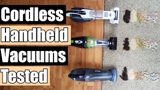 Best Cordless Handheld Vacuum 2018 - Shark vs Bissell vs Bla