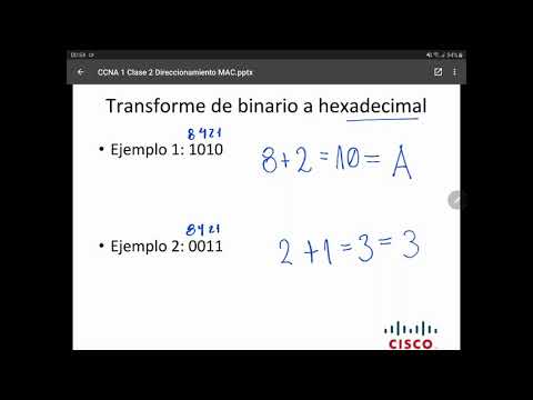 Clase 2 CCNA 1 Direccionamiento MAC