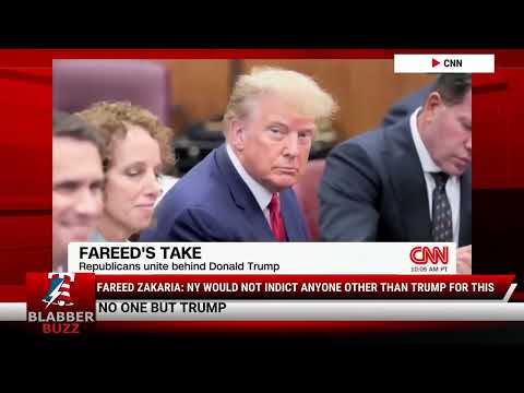 Watch Fareed Zakaria: NY Would Not Indict Anyone Other Than Trump For This