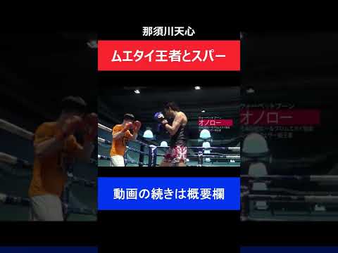 那須川天心 スパーリングで ルンピニー王者に もてあそばれてしまう