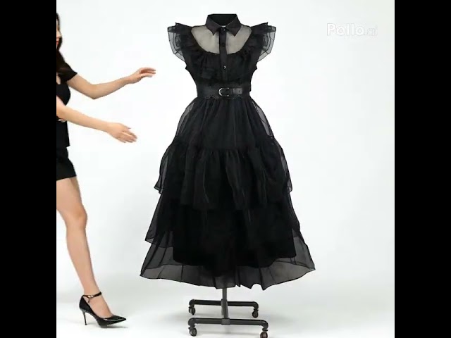 Vídeo relacionado con Ciao Wednesday Addams Disguise, Color Black, Talla M (11809.M)