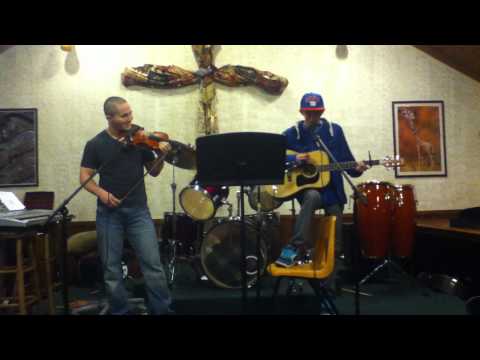 Andrew Reece singing a song he wrote