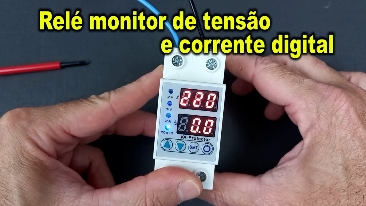 Relé monitor de tensão e corrente digital