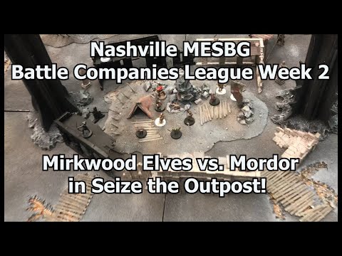 Battle Companies Game 2 Week 1 Mirkwood vs. Mordor!