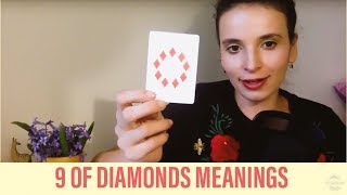 ♦️ 9 Nine of Diamonds Meaning in Cartomancy and as Birth Card