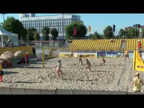 12 Beach Volleyball Satellite 2015 Belarus Makhno-Makhno and Babenka-Mileuskaya