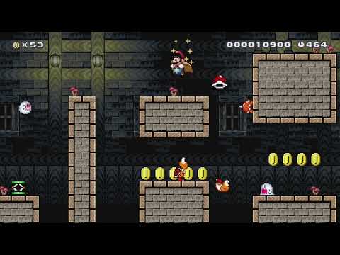 少し危ないお化け屋敷 by -AIR- - Super Mario Maker - No Commentary 1bq