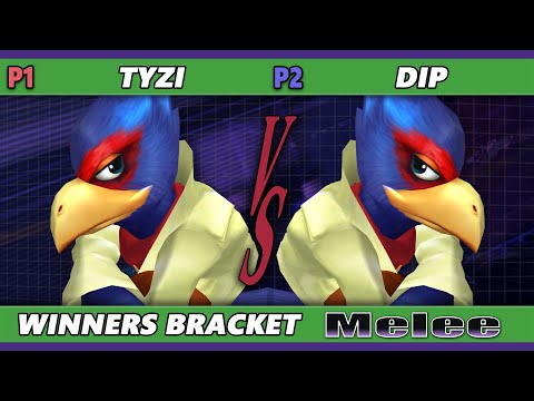 S@X 473 - Dip (Falco) Vs. Tyzi (Falco) Smash Melee - SSBM