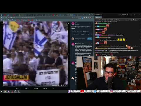 Hasanabi discusses 'The President who stood up to Israel & won' with Ettingermentum