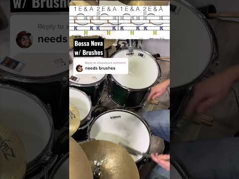 Let’s Build A Bossa Nova With Brushes in 30 Seconds!