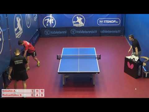 Настольный теннис матч 200820 1  15:00  Волошин Александр  Медведицков Георгий