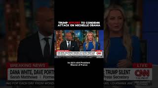 CNN TORCHES Trump Over Michelle Obama Attack 😳 #MichelleObama #Trump #Politics 