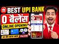 Best Upi Bank Without Video Kyc Account Opening 2026 Zero Balance Account Online Opening