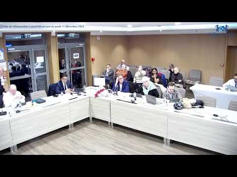 Ville de Villemomble - Diffusion en direct du Conseil Municipal du jeudi 11 décembre 2025