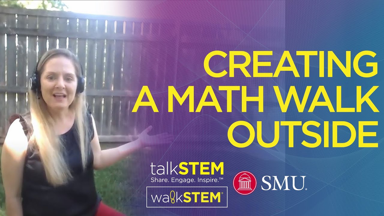 How to create a math walk in your backyard or neighborhood