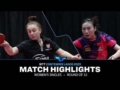 Natalia Bajor vs Wang Xiaotong | WS R32 | WTT Contender Lagos 2023