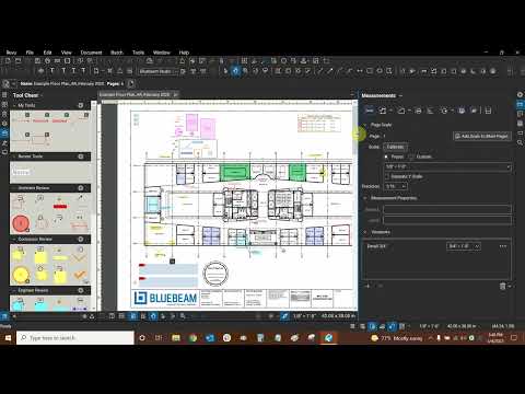 The Interface of Bluebeam Revu 20