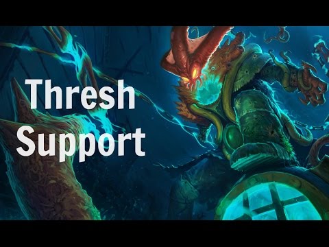 Thresh Support Season 6 - Live Full Game Commentary - League of Legends