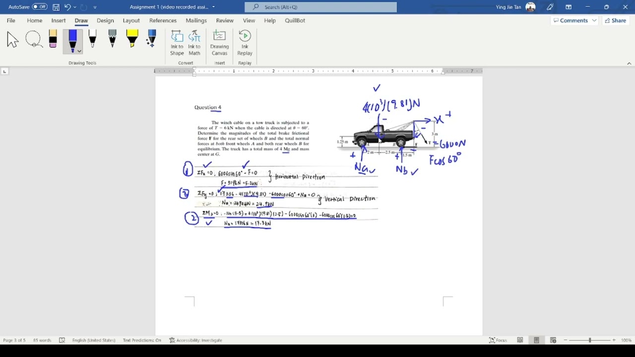Applied Mechanics Assignment 1