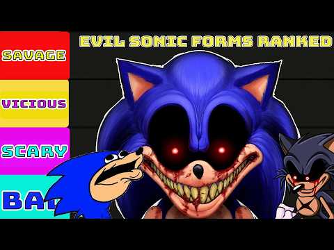 The MOST DANGEROUS Evil Sonic Forms Ranked