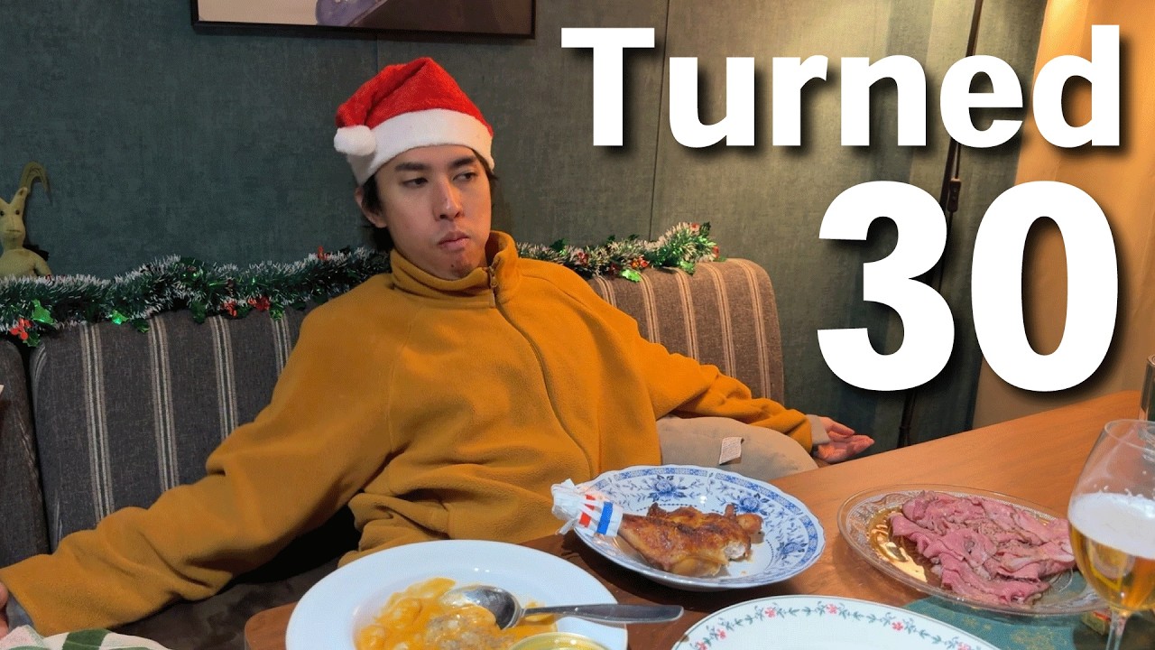 Turned 30 in Japan 🇯🇵 Tokyo saralyman | Alone on Christmas Eve, But Somehow… Happy