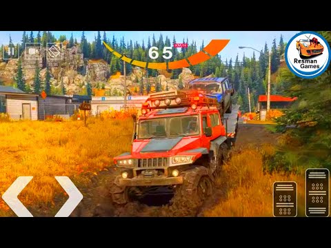 Offroad Hummer Truck Driving Simulator 2020 - 4x4 Jeep MUD Hill Drive - Android GamePlay