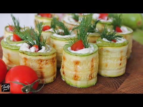 Рулетики из Кабачков! Начни сезон кабачков вкусно