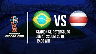 Jadwal Live Trans TV Pertandingan Piala Dunia 2018: Brasil Vs Kosta Rika Pukul 19.00 WIB