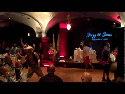 Abalos Pros Dancing @ a November 2011 Wedding Reception