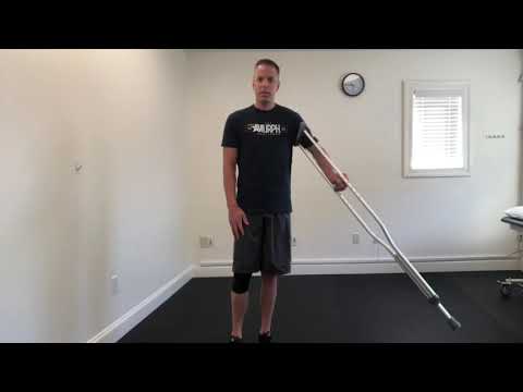 How To Walk with 1 Crutch