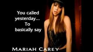 Mariah Carey - Breakdown (Lyrics)