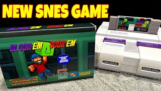 New SNES Physical Game Release Super Block'em Sock'em