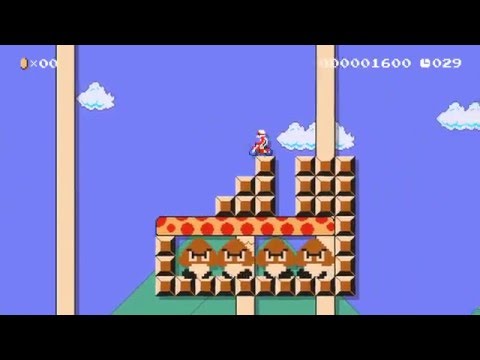 Excitebike! Fungus Finish Line by Jope - SUPER MARIO MAKER - No Commentary
