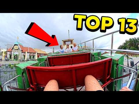 TOP 13 BEST ATTRACTIONS IN HOSSOLAND | 2025 EPIC SMOOTH POV RIDES
